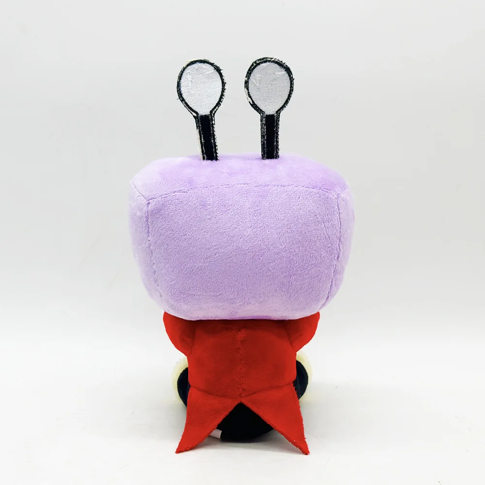 Anime DELTARUNE Tenna Plush Triangle Rune Plush Toy Doll 27cm Cute Purple TV Man Handheld Microphone Collection Toy For Kid Gift
