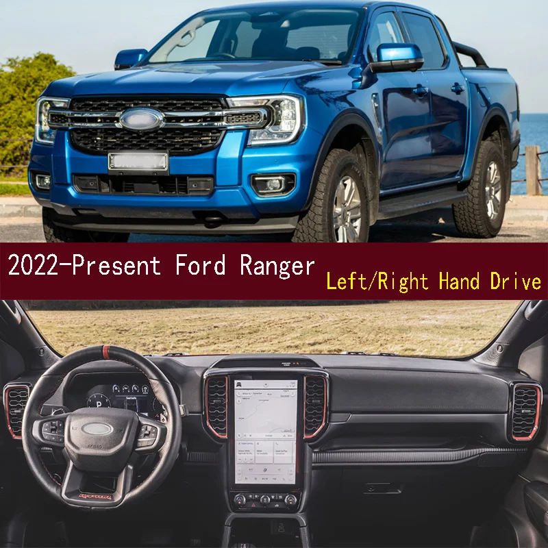 

For 2022-2025 Ford Next-Gen Ranger Everest Dashmat Dashboard Cover Instrument Panel Sunscreen Pad Ornaments