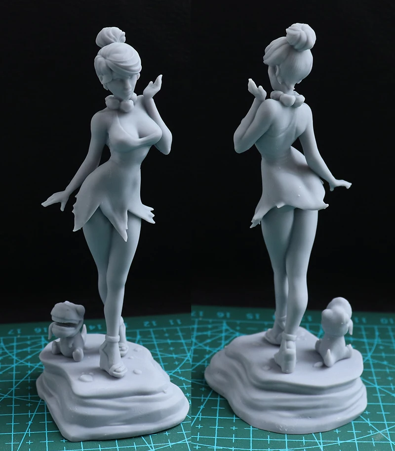 1/24 75mm 1/18 100mm Resin Model Primitive Pretty Lovely Girl Figurine Unpainted No Color RW-546