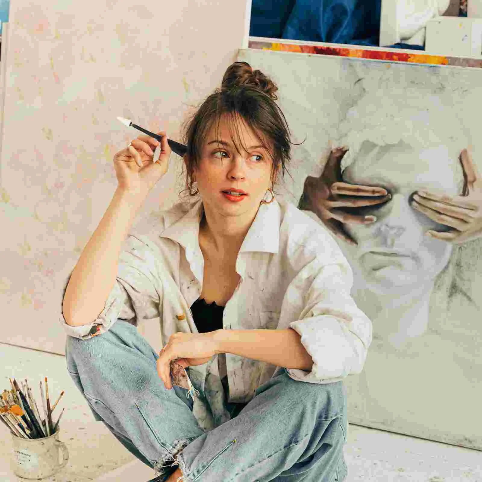 Wipers High-gloss Detail Eraser for Students Portable Sketch Smudge Tool Drawing Blooming Heads Useful Artist Wiping