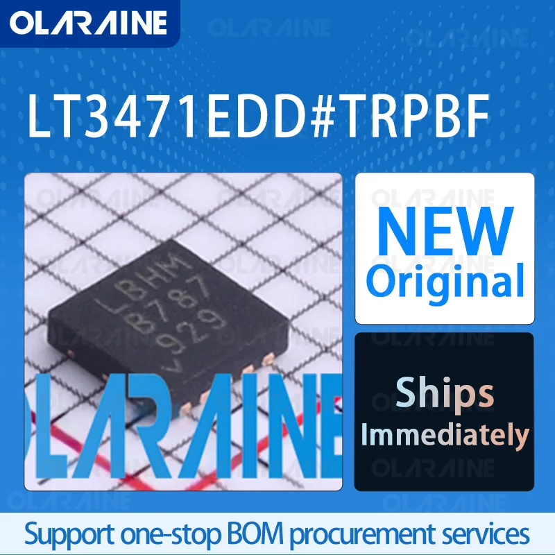 

1/5/10Pcs LT3471EDD#TRPBF DFN-10 original ic chip Switching regulators RoHS Voltage 40 V Current 1.3 A 2 Output