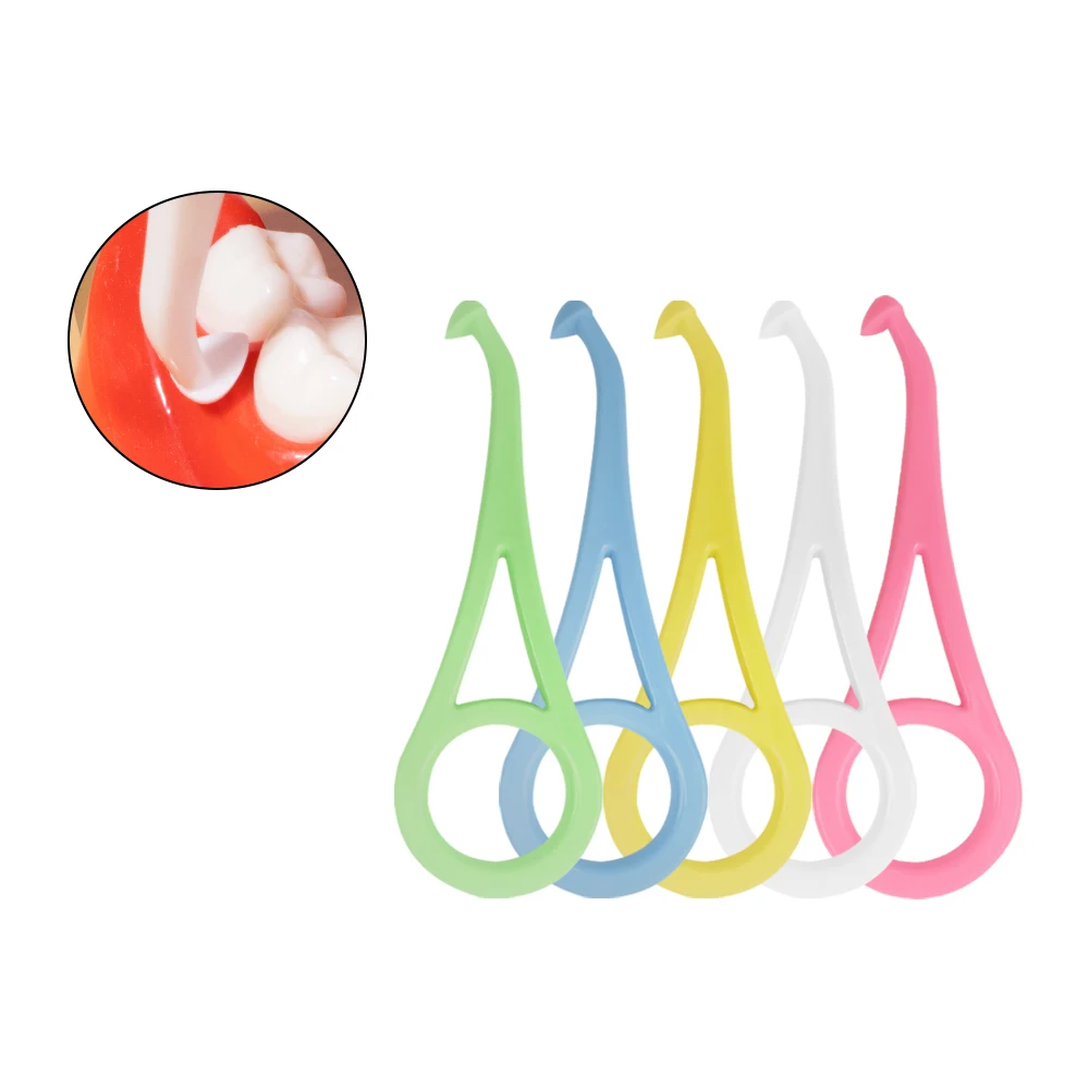 5Pcs Braces Extractor Plastic Hook Orthodontic Aligner Invisible Removable Braces Aligner Chewies Remover Tooth Extractor