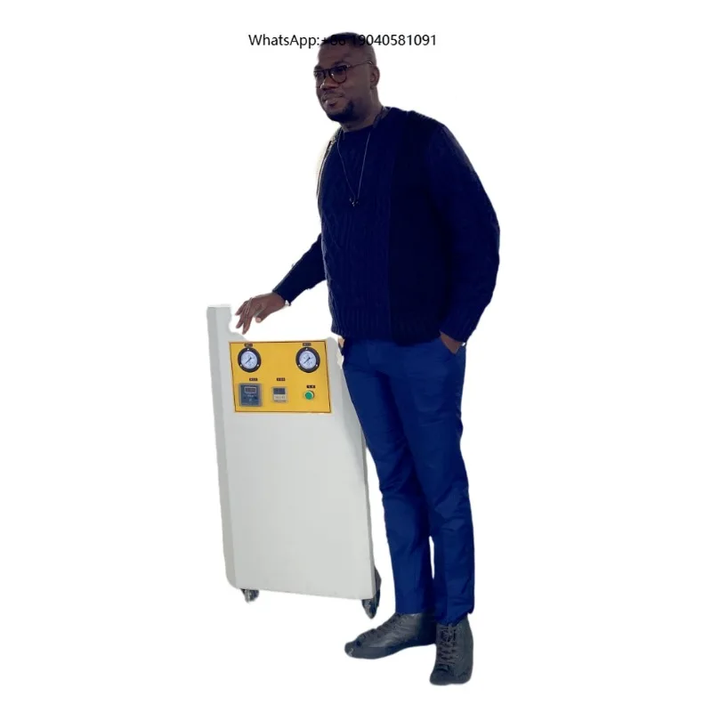 Nitrogen System PLC Controlled 220V Vacuum Flushing Sealing Machine for Sachet Packing