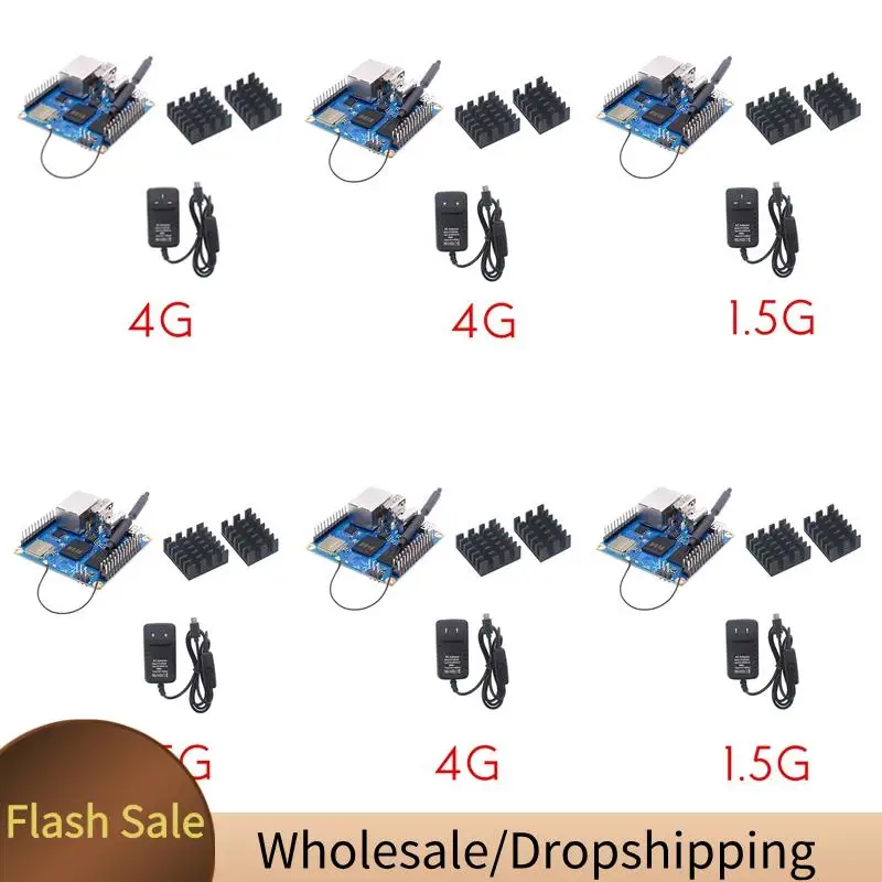 

For Orange Pi Zero3 Development Board 1.5GB RAM H618 Wifi5+BT5 Gigabit LAN For Android12 Debian12 With Heat Sink EU Plug Durable