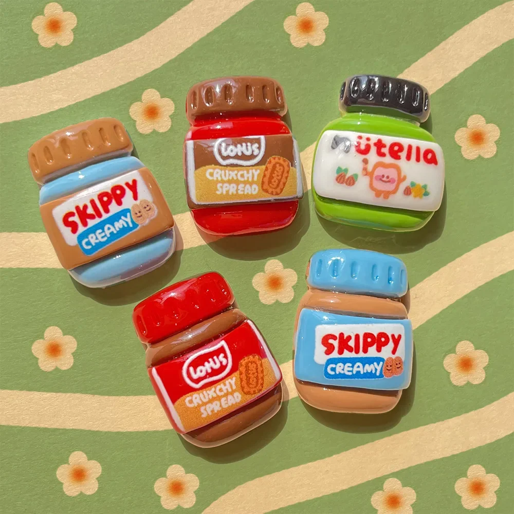 

10pcs Seasoning Bottle Flatback Embellishments Dollhouse Miniature Earring Charms Hair Accessories Jewelry Making Supplies