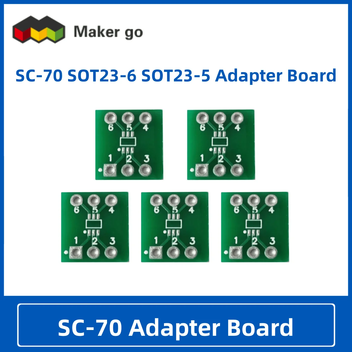 SC-70 SOT23-6 SOT23-5 Płytka przyłączeniowa Płytka konwertera Pinboard Patch SMD do DIP 0,5 mm 0,65 mm Rozstaw płytki transferowej