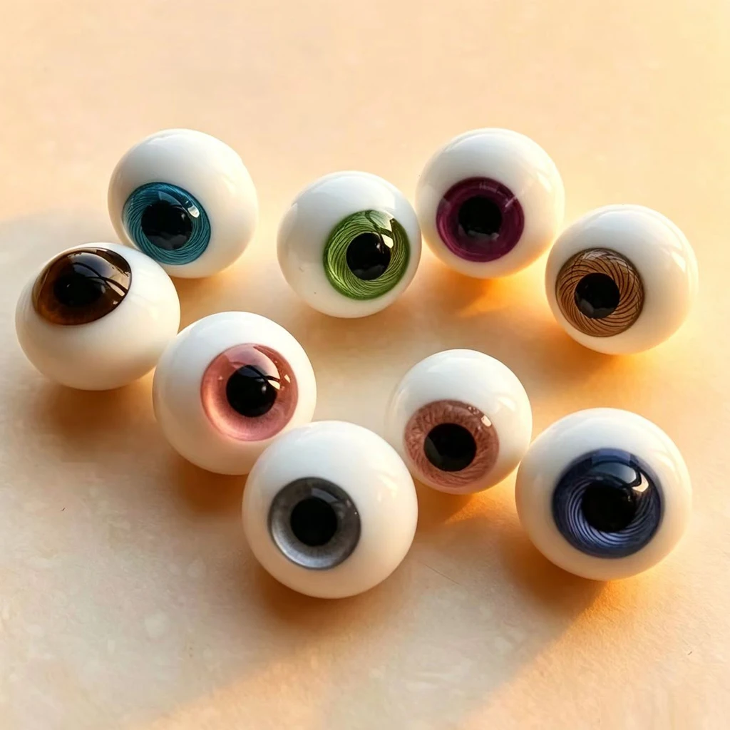 

[wamami] 6mm 8mm 10mm 12mm 14mm 16mm 18mm 20mm 22mm 24mm Blue/Green/Pink/Brown/Purple Glass Eyes Eyeball Doll Dollfie Reborn