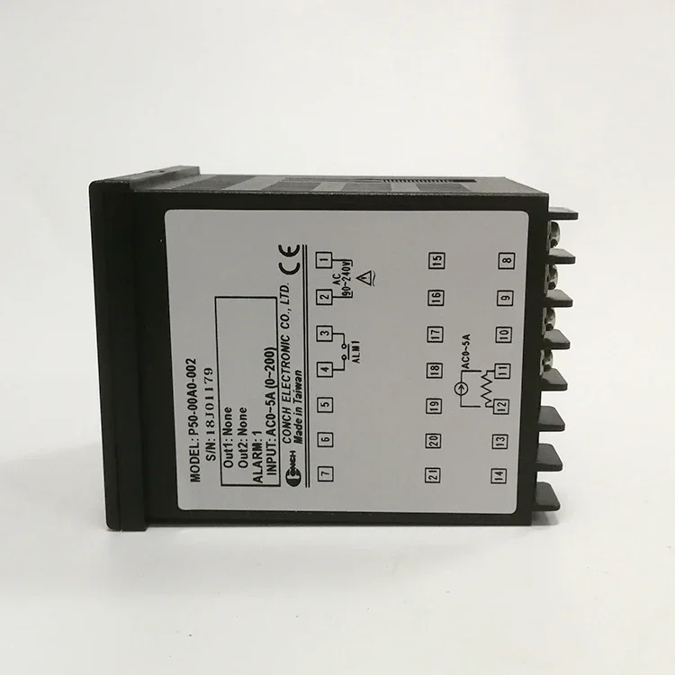 Digital Display Temperature Controller, Termostato, Saída atual, P50-00A0-002, Taiwan, Qisheng, CON