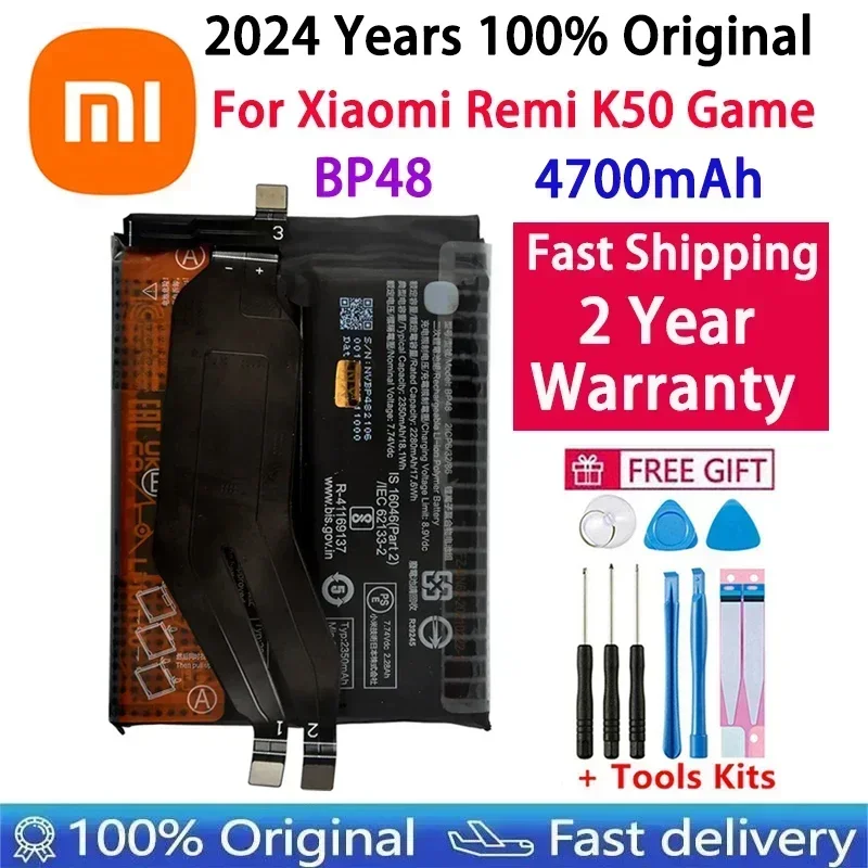 2024 Years 100% Original Battery For Xiaomi Redmi Mi Poco F2 F3 K20 K30 Mix 4 K40 K50 K60 9T 11T 12T Pro 5G UItra Game Batteries