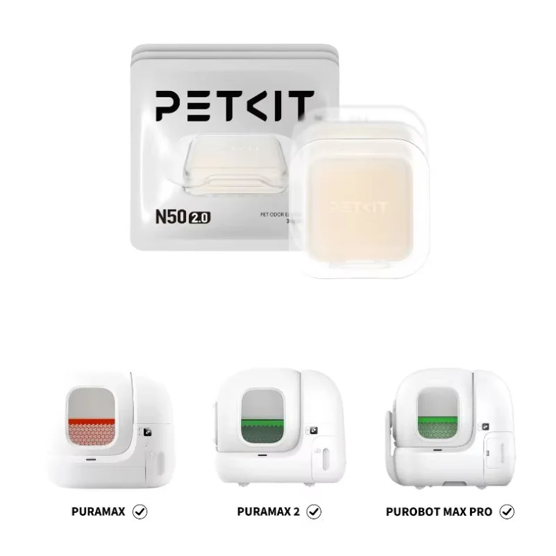 Original PETKIT N50 Cube Odor Eliminator for Pura Max Self-Cleaning Cats Litter Box Cat Toilet gatos Control Air mascotas