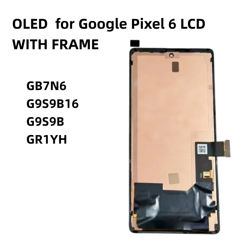 100% TEST NEW OLED for Google Pixel 6 Lcd Display Digital Touch Screen with Frame for Google GB7N6 G9S9B16 G9S9B GR1YH image 3