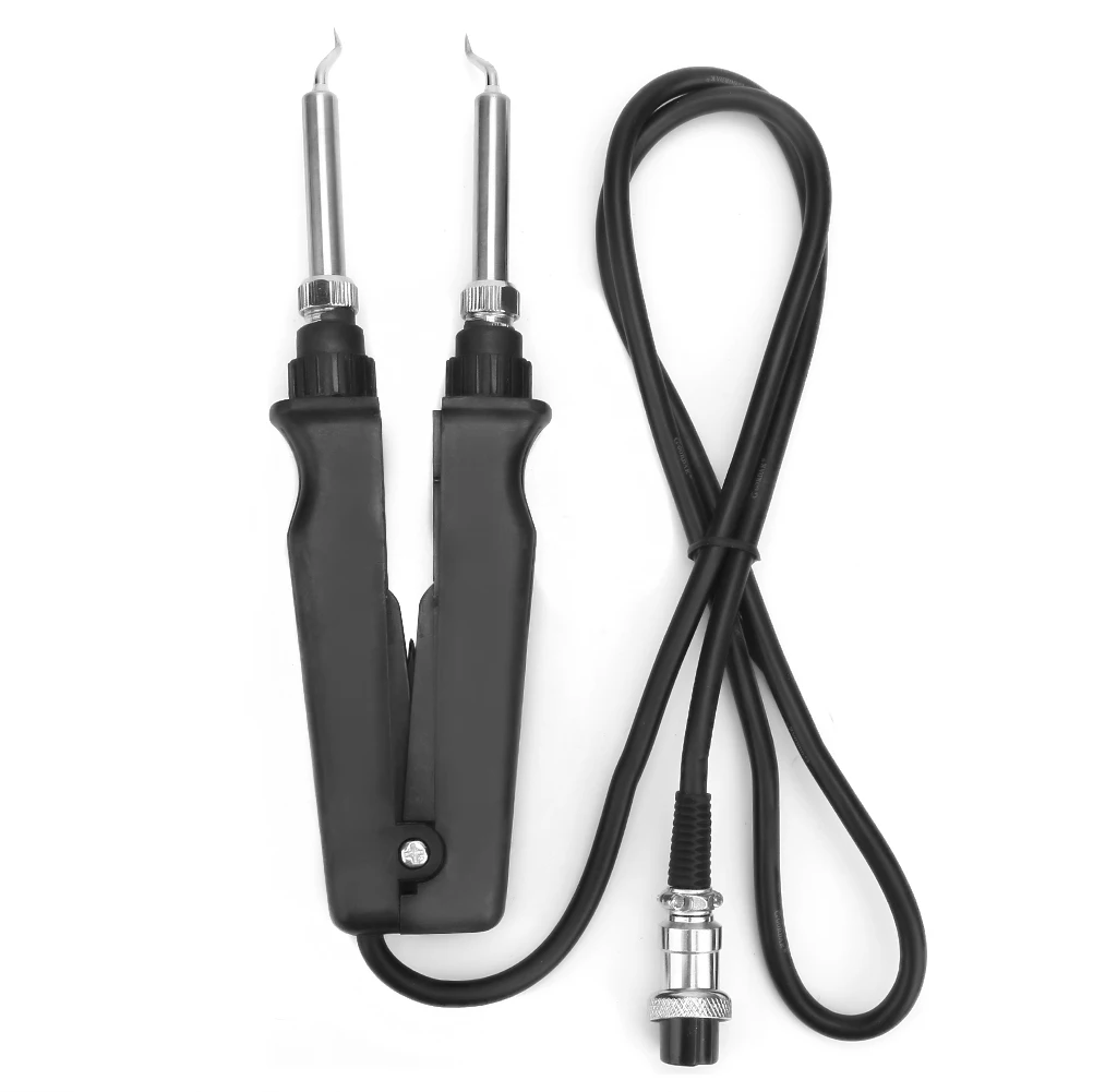 220V Soldering Iron Tweezer, SMD Rework Station 220V 60W Desoldering Soldering Tweezer Style Iron