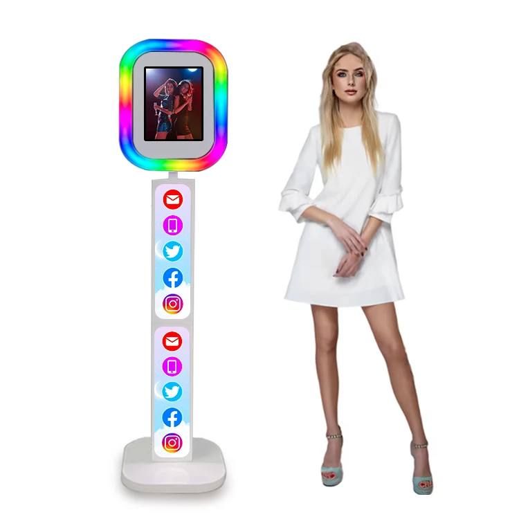 Many People Like IPad Photo Booth Shell Free Custom Logo And Custom Screen Size Selfie Photo Booth Machine For Wedding Party
