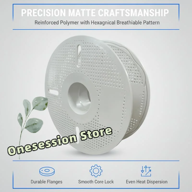 3D Printer Spare Part Reusable Spool 1Pcs for 1KG Filament Refill Fits Bambu Lab for Daily 3D Printing Working Projects