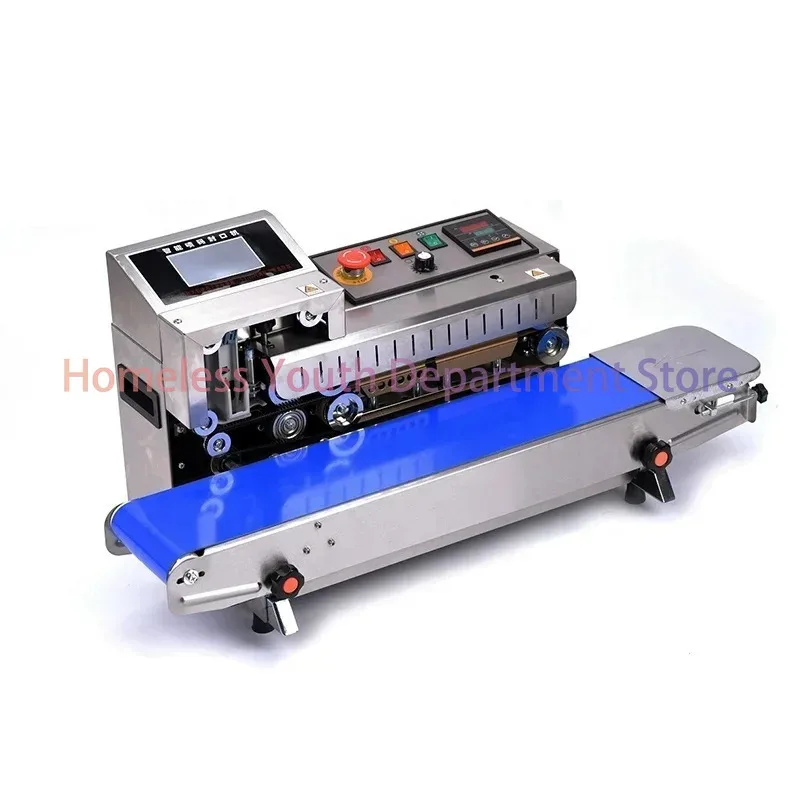 

Intelligent Control Bag Sealer Fr-1600 Horizontal Sealing Machine Portable Plastic Bags Continuous Band Sealer