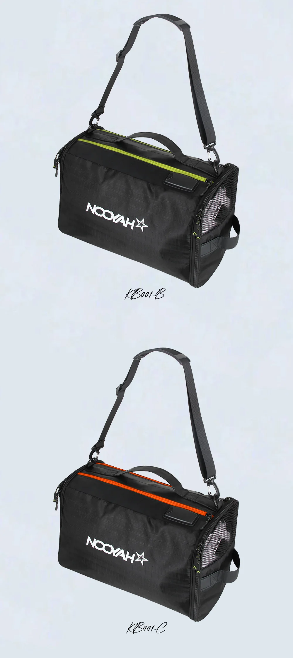NOOYAH Sporttasche, multifunktional, Rennausrüstung, Tasche, Fahrradhelmtasche, Schuhe, Aufbewahrungstasche, Fitness, Fahrradzubehör, Schultertasche – Detail 8