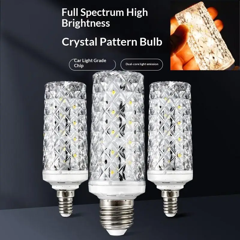 1Pcs 14W 18W 24W 50W Chandelier Decorative Living Light E14 E27 Led Corn Bulb Small Warm Replace Halogen Lamp Home Decoration