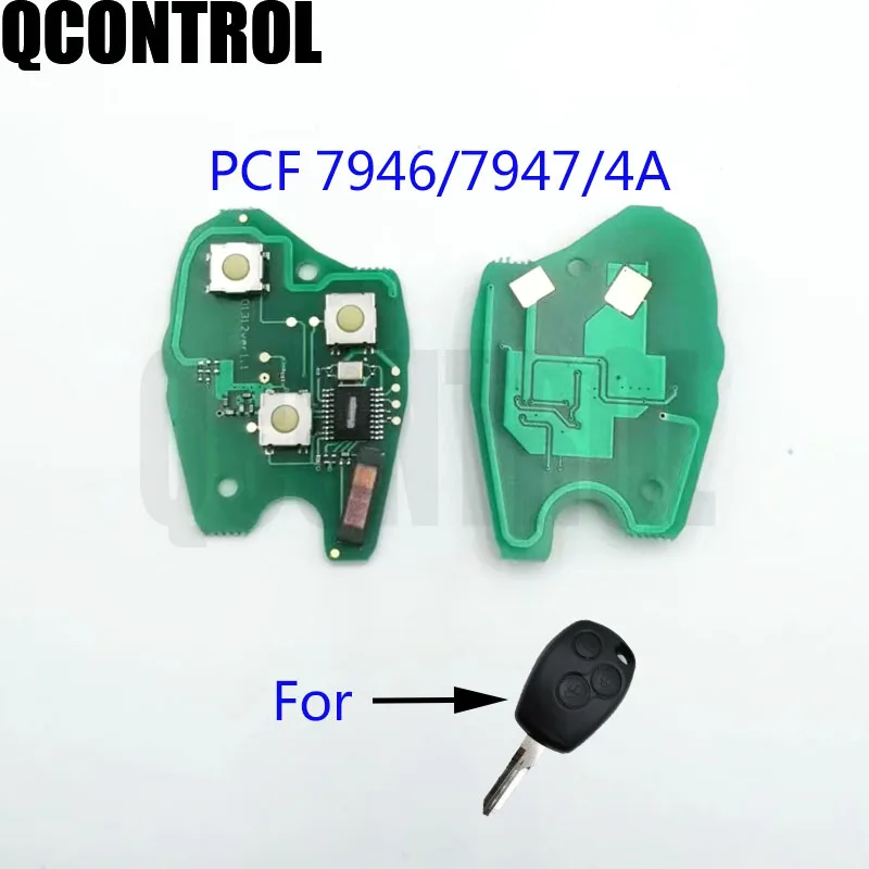 

QCONTROL Car Remote Key Control Circuit Board forRenault Megane Modus Clio KangooLogan Sandero Duster