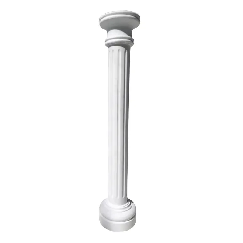 for Modern Solid Natural Marble Roman Columns High Square Pillars with Bases Prefabricated Railings Suitable for Shopping