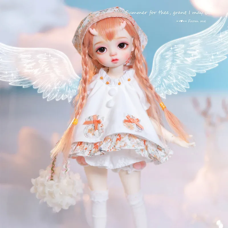 New Arrival YY BJD Doll 1/6 Ball Jointed Dolls Mini Horn Angel Dragon YOSD MM Body Gifts for Children IMAD RL Littlefee