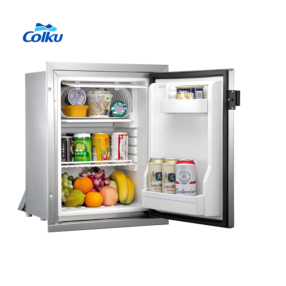 

Marine Fridge With 304 Stainless Steel for Boat Caravan Fridge Car Refrigerators Double Zone Compressor Portable 50L