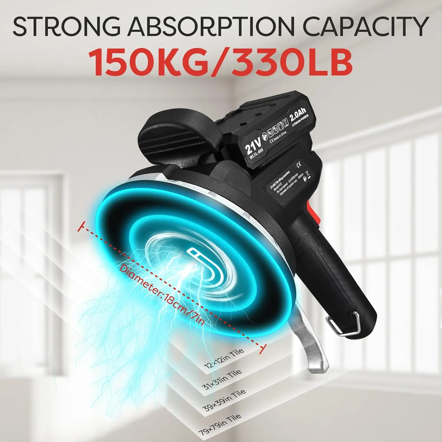 best tile vibration tool CHEAP DeWalt Compatible Vibrating Tile Suction Cup! | Mellif Suction Cup main image 0