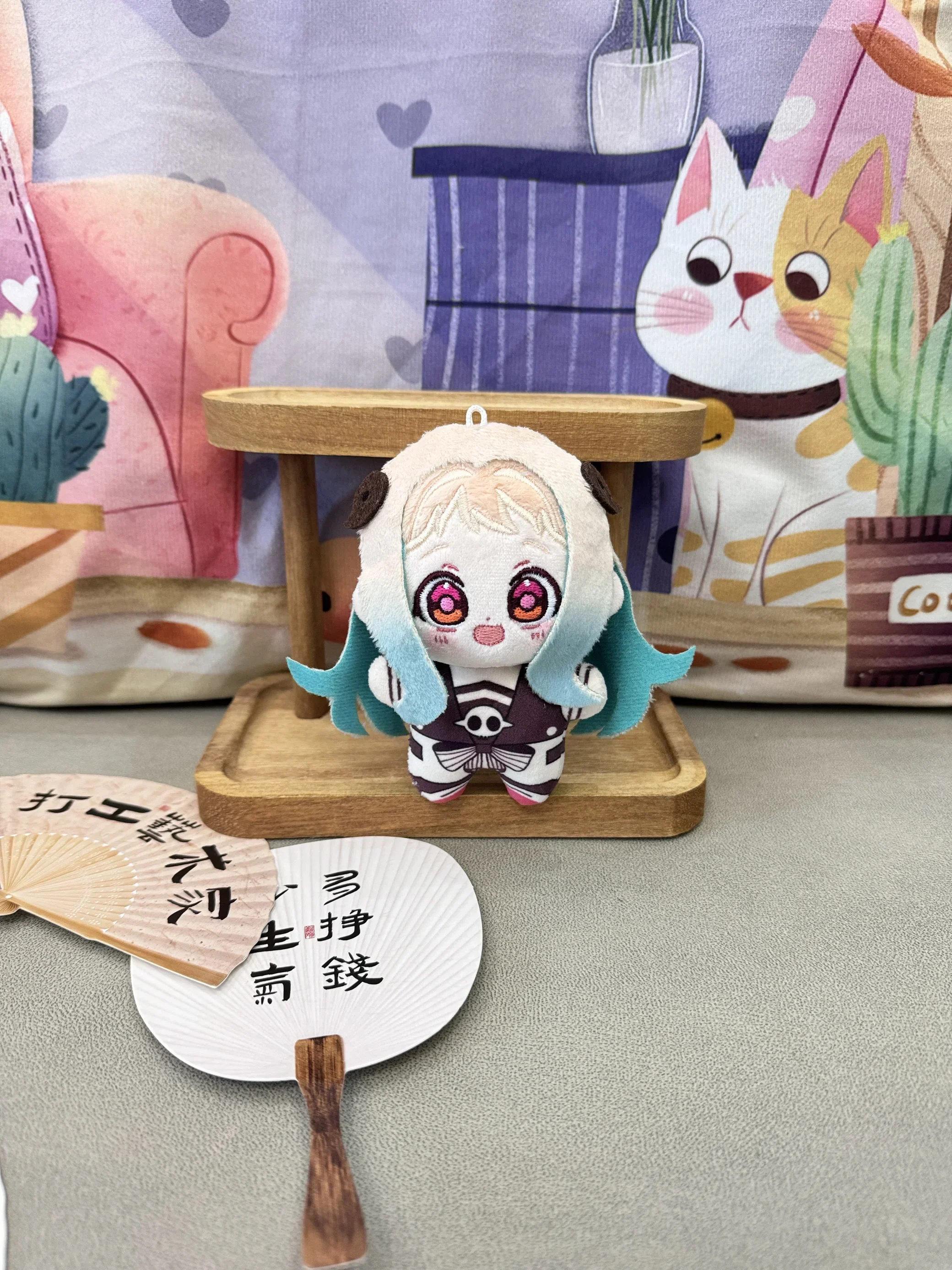 Anime Adorable Yashiro Nene Yugi Amane 10cm dibujos animados de peluche estrella de mar cuerpo muñeca Cosplay Dango juguetes muñecas colgante llavero regalo