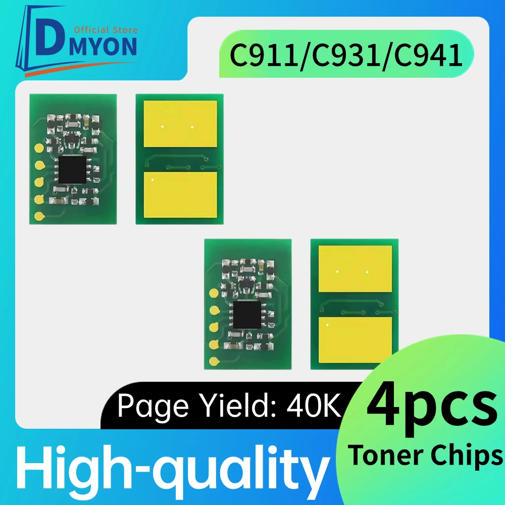 For OKI C911 C931 C941 C942 45536516 45536508 45536520 45536524 45536424 caitridge chip 45103734 45103728 45103716 DRUM chips