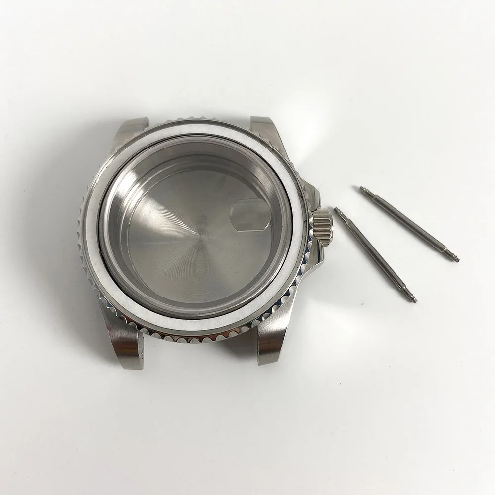 40MM Stainless Steel Watch Case Luminous Hands Dial Watch Accessories for Submariner NH35/NH36 Mechanical Movement Replacements