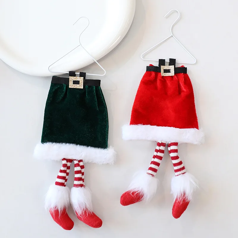 

2 шт. новая юбка для рождественской елки, украшение, подвесные рождественские украшения «сделай сам», оконное подвесное украшение из ротанга