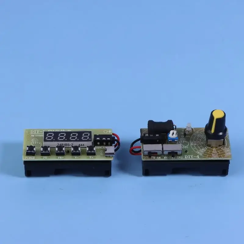 4-Band Digital FM MW SW Radio AM FM Medium Wave Shortwave Receiver Broadcasts Headphone Radio Module Antenna Volume Adjustable