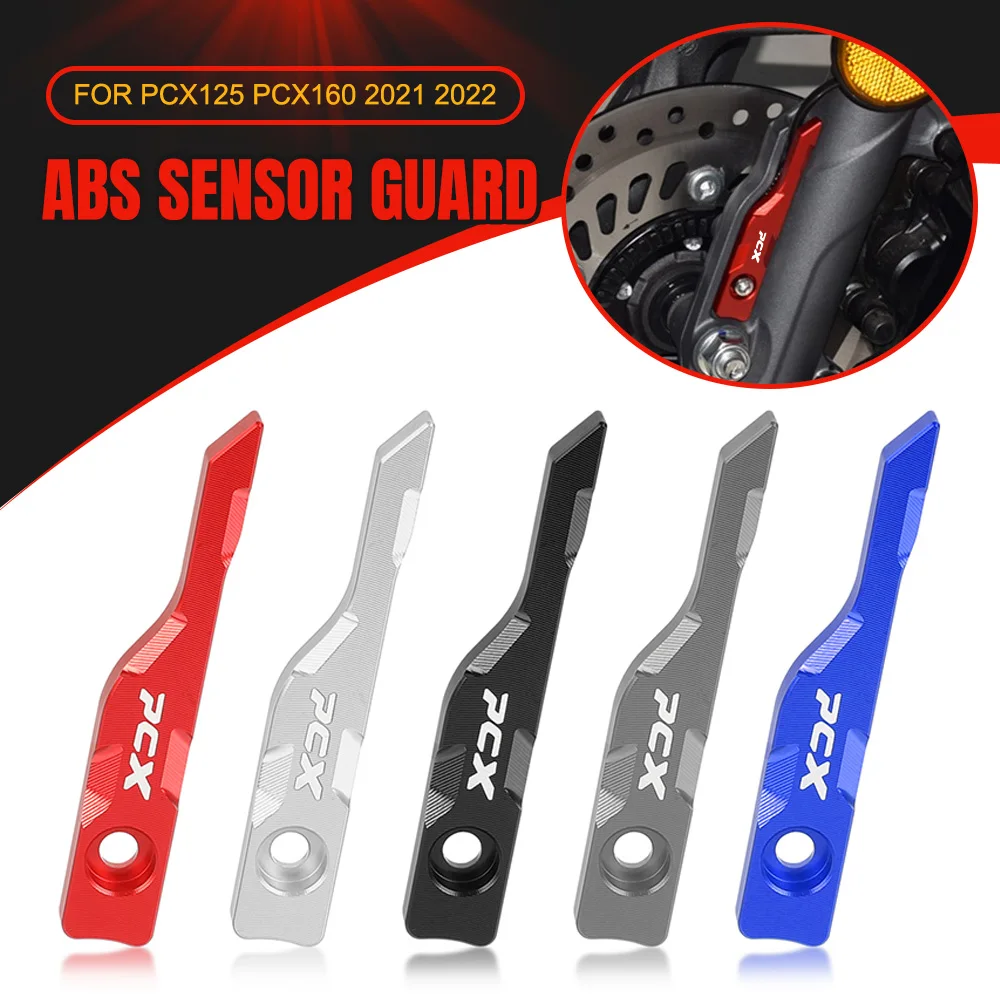 

For Honda PCX125 PCX160 2021 2022 Aluminium Front Wheel Brake ABS Sensor Protective Cover Motorcycle Accessories PCX 125 160