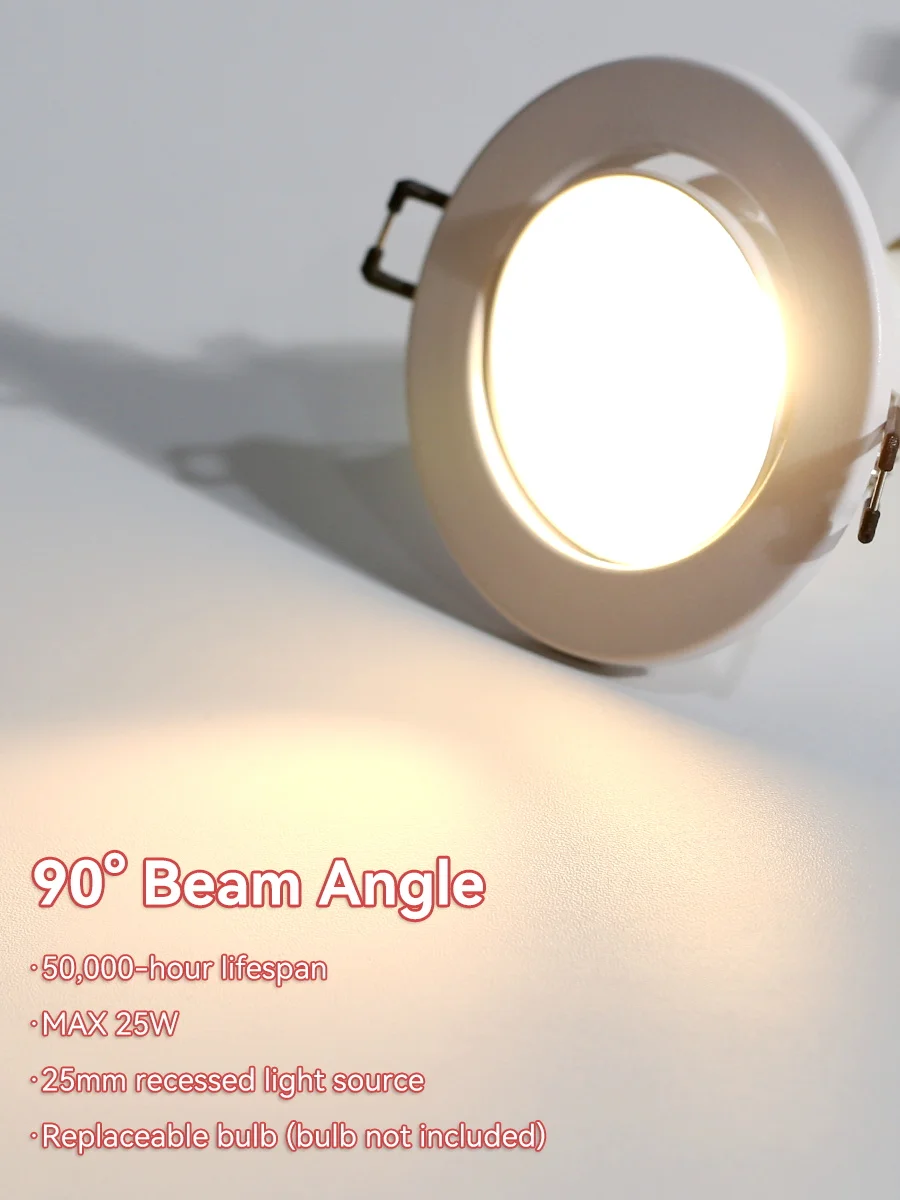 Recessed LED Downlight GU10 Spot Led Ceiling Lighting for Kitchen Bedroom Lamp Bathroom Waterproof Down Light Led Spotlight