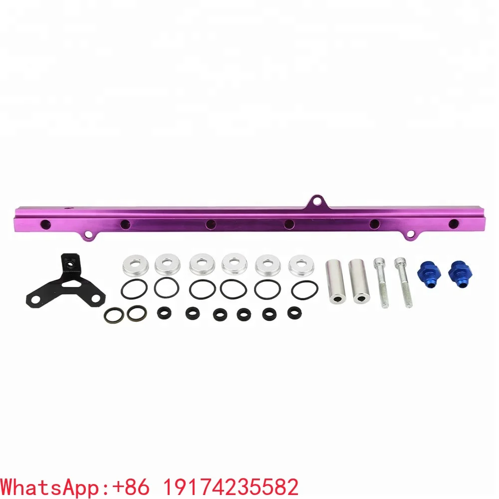 

Aluminum High Flow Fuel Injector Inject Rail 2JZ Fuel Rail