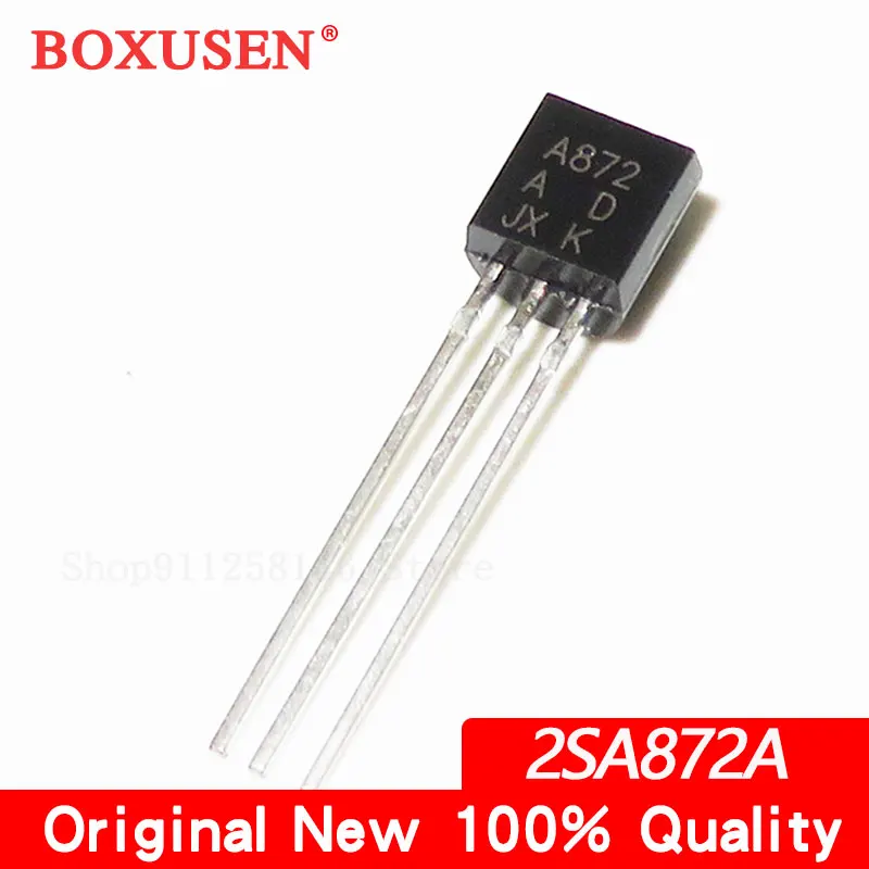 10PCS 2SA872A A872A TO-92 Transistor PNP para Amplificador de Audio, Componentes Electrónicos