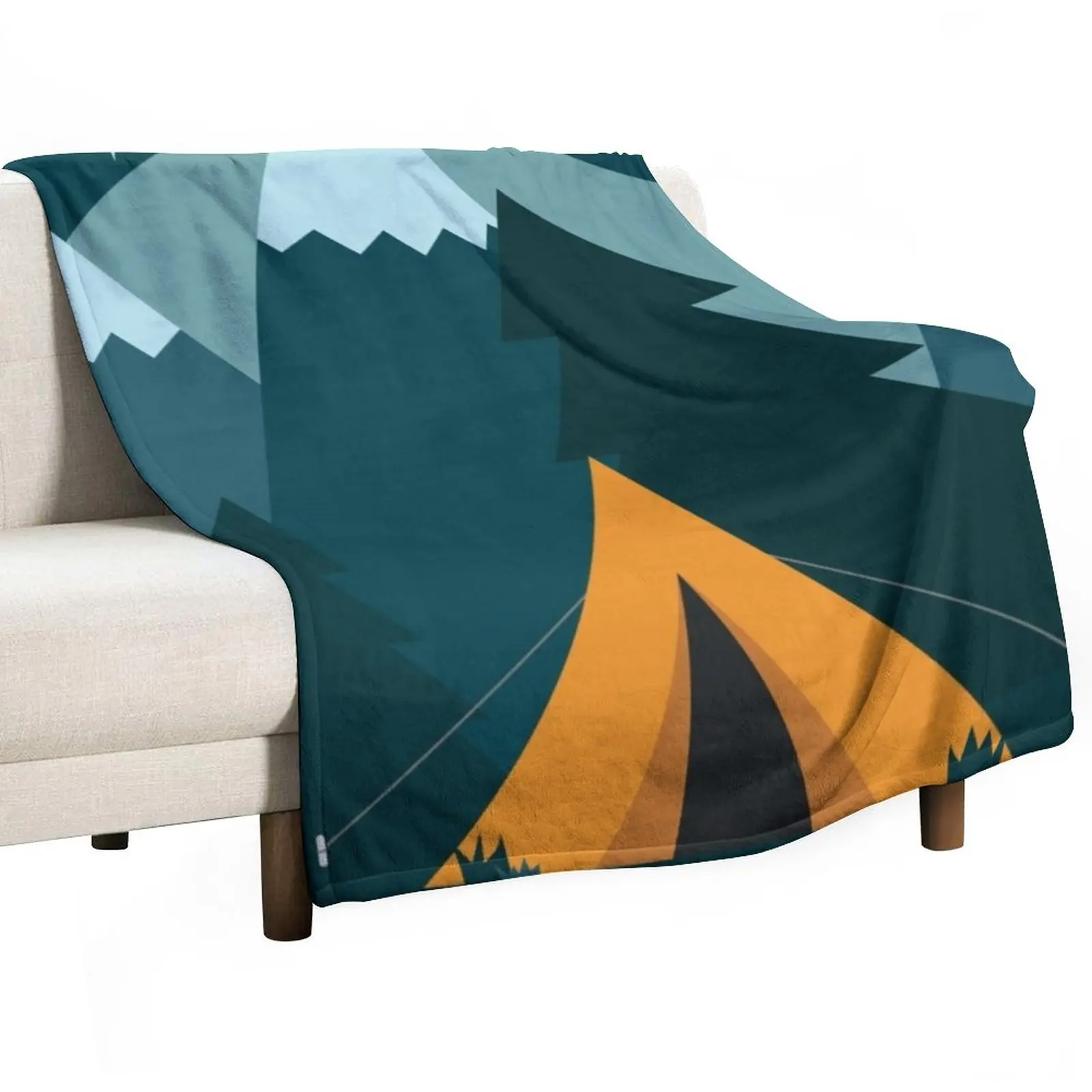 

Camp Throw Blanket Flannel Blanket sofa