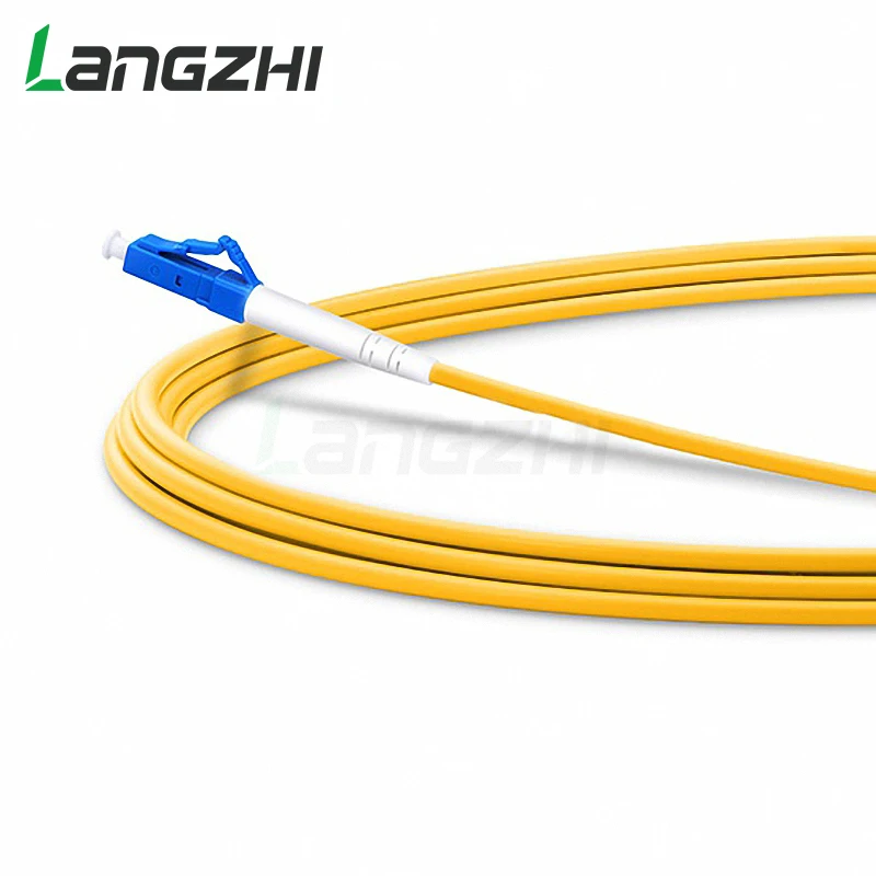 10 Pcs LC UPC to LC UPC Simplex 2.0mm 3.0mm PVC  Single Mode Fiber Patch Cable  jumper fiber patch cord fibra optica