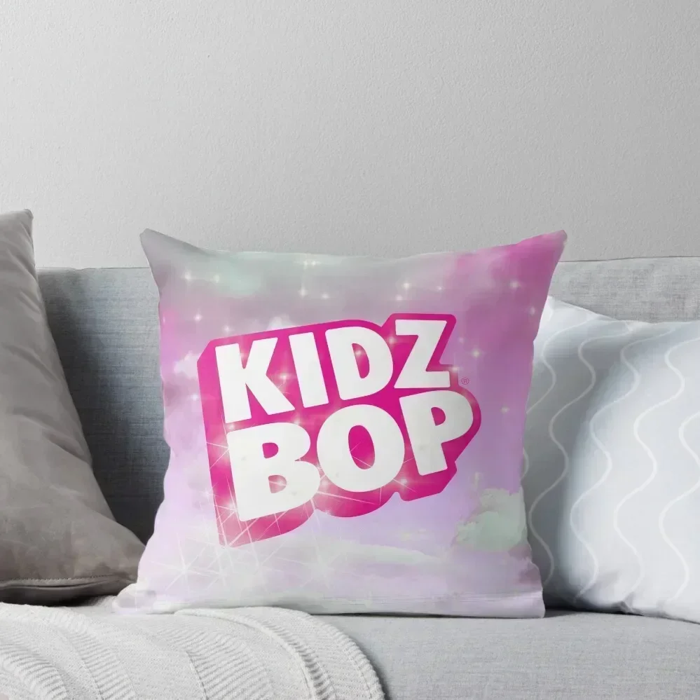 

Kidz Bop Pink Logo Throw Pillow Decorative Cushions For Living Room autumn decoration Christmas s Covers pillow