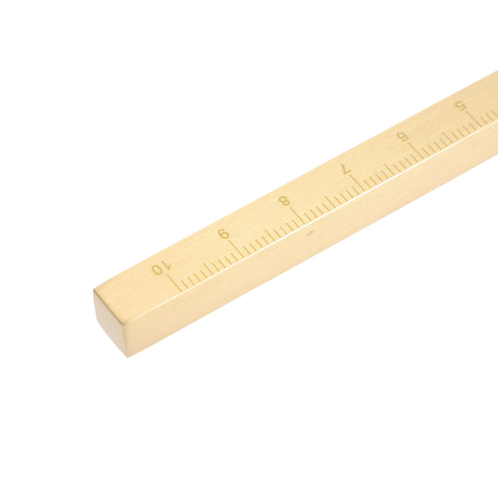 Thickened Copper Paperweight Vintage Style Long Paper Holder for Calligraphy Desktop Decorative Heavy Duty Office Use
