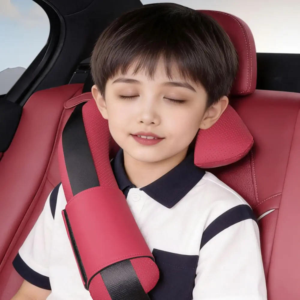 柔らかい素材の自動車用頭頸部枕-耐久性のある素材-快適なサポート-人間工学に基づいたカーシートクッション-人間工学に基づいたデザイン