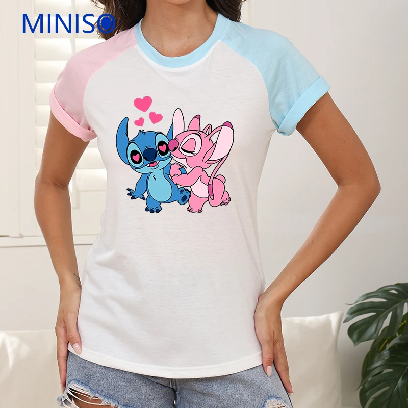 

Summer Cartoon Disney Casual T-shirt Women's Short Sleeve Crew Neck T-Shirt O-Neck Comfortable And Breathable Factory Outlet