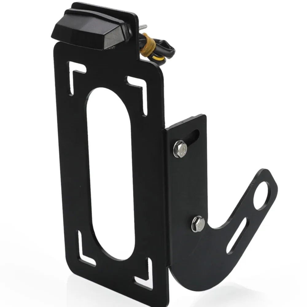 

For Bonneville T120 Speed Twin STREET TWIN BONNEVILLE BOBBER Speedmaster License Plate Holder Light Bracket Fender Eliminator