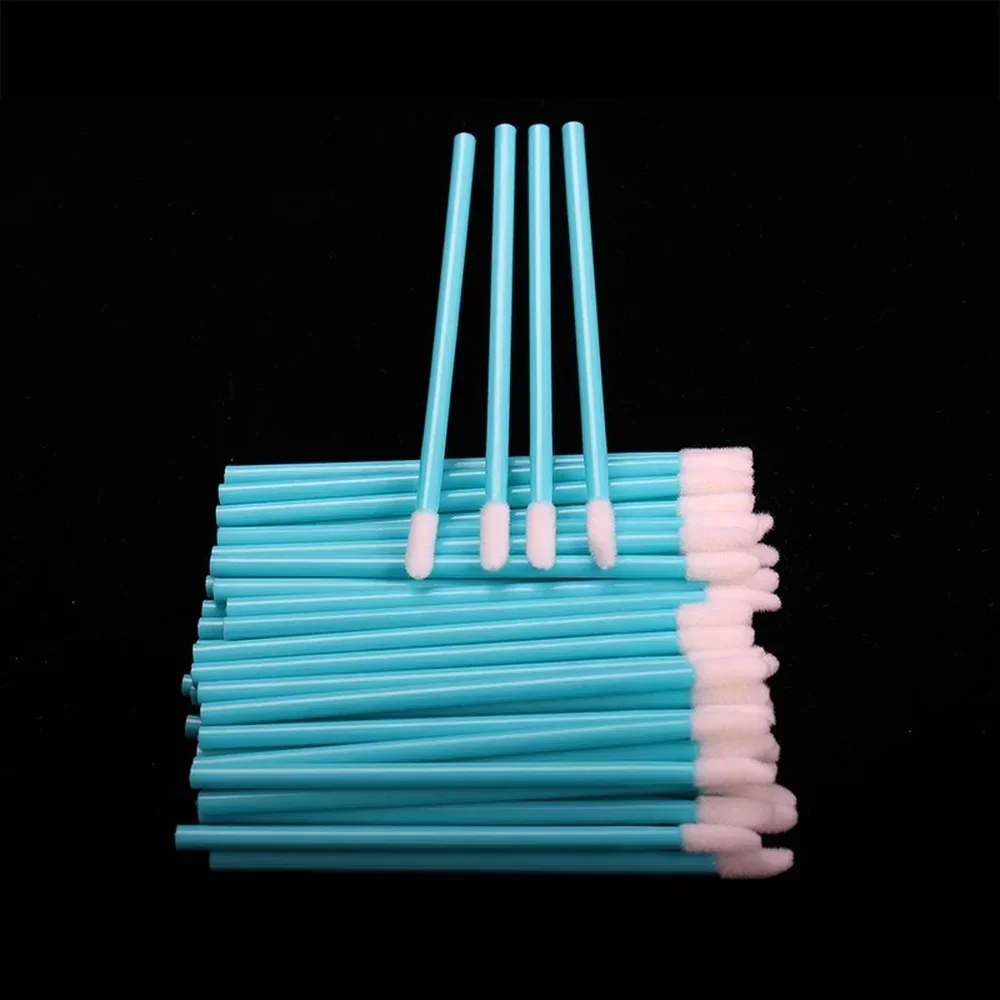 50Pcs Mini Eyebrow Brush Brow Perm Brush Disposable Brow Lifting Brushes Bendable Micro Eyelash Brush Applicators Makeup Tools