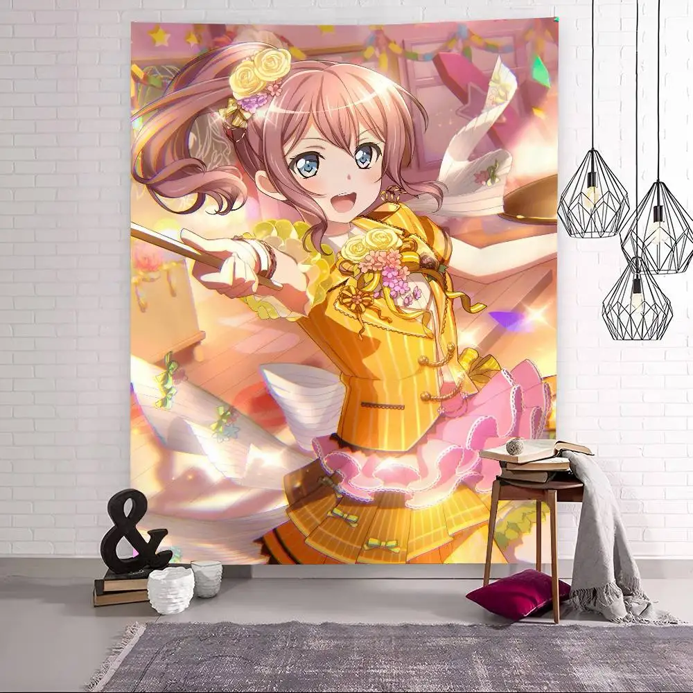 BanG Dream! Ave Mujica Wandteppich für Wohnzimmer, Zuhause, Wohnheim, Dekor, japanischer Wandteppich