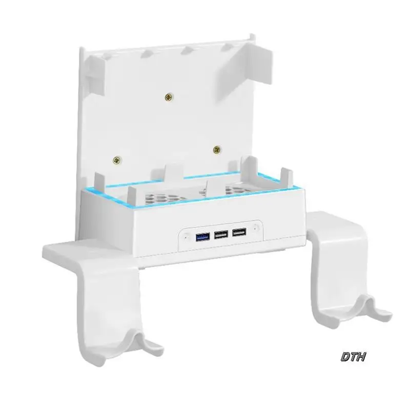 

Game Handle Storage Cooling Base Wall Mounted 7 Lighting Modes S Vertical Stand