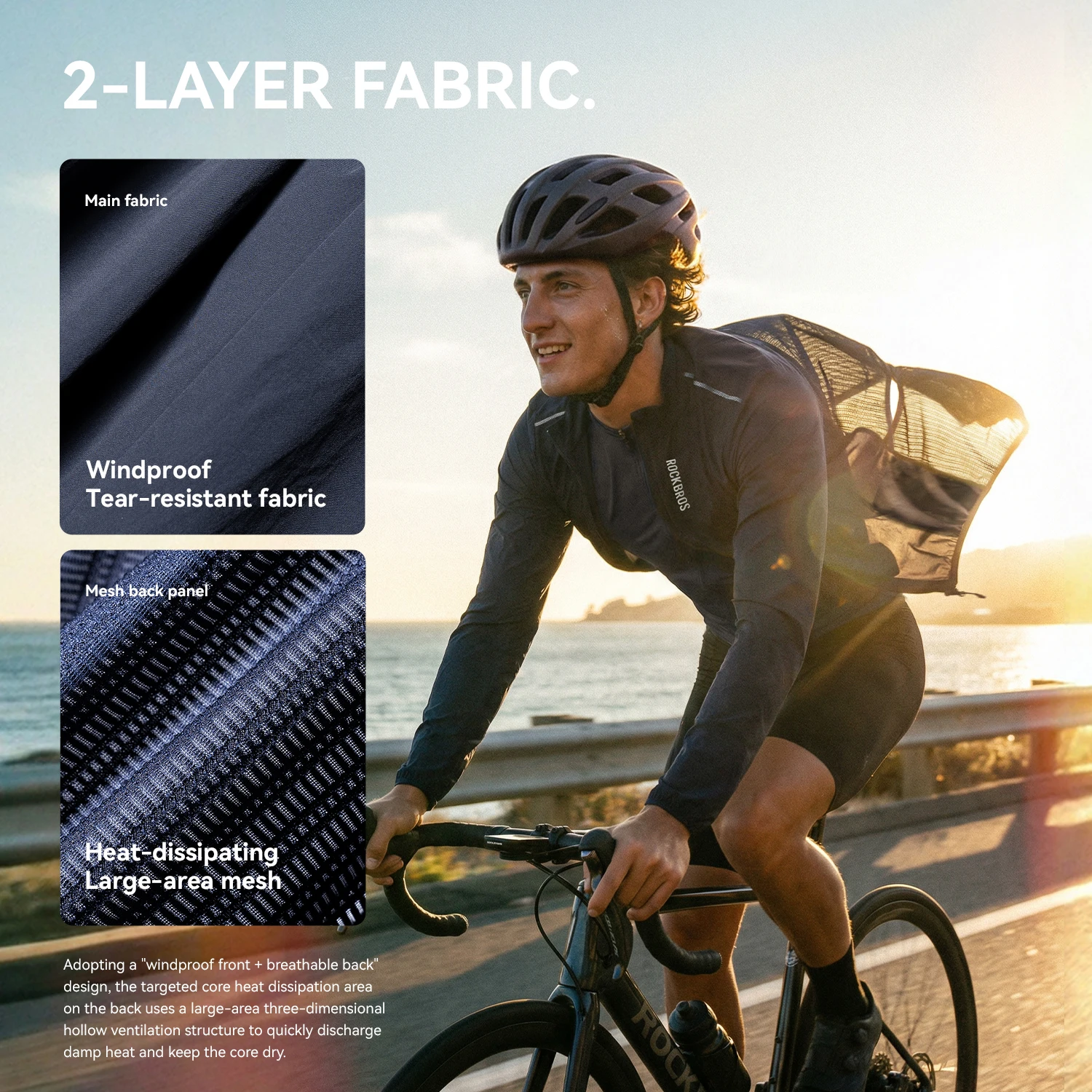 ROCKBROS Cycling Jacket Lightw - đánh giá và giá Cycling Commute Jacket
