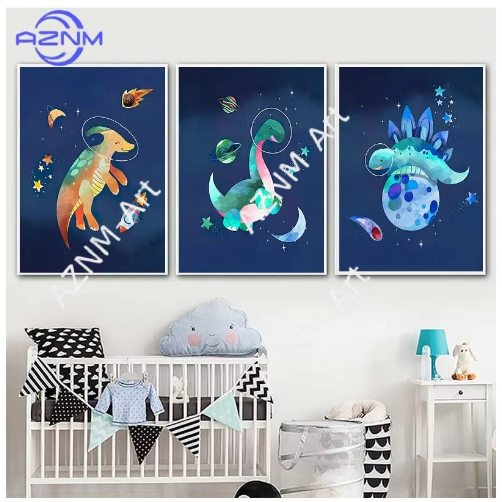 1/3pcs Nursery Wall Art Canvas Painting Nordic Posters And Prints Wall Pictures