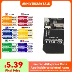 FYSETC SD-WIFI with Card-Reader Module run ESP web Dev Onboard USB to serial chip Wireless Transmission Module For S6 F6 Turbo