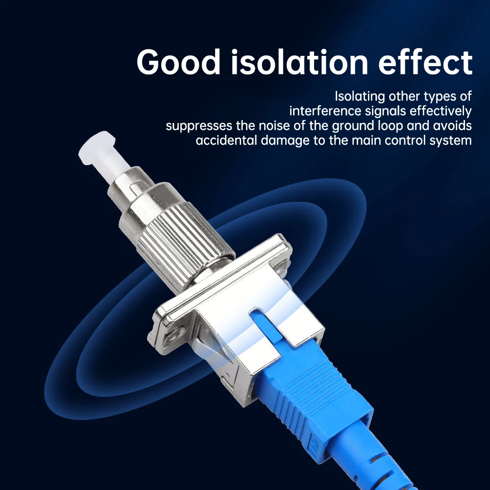 Natalink FC Male to SC Female UPC Fiber Flange Connector Singlemode Adapter for FTTH Red Light Pen Optical Power Meter Pigtail