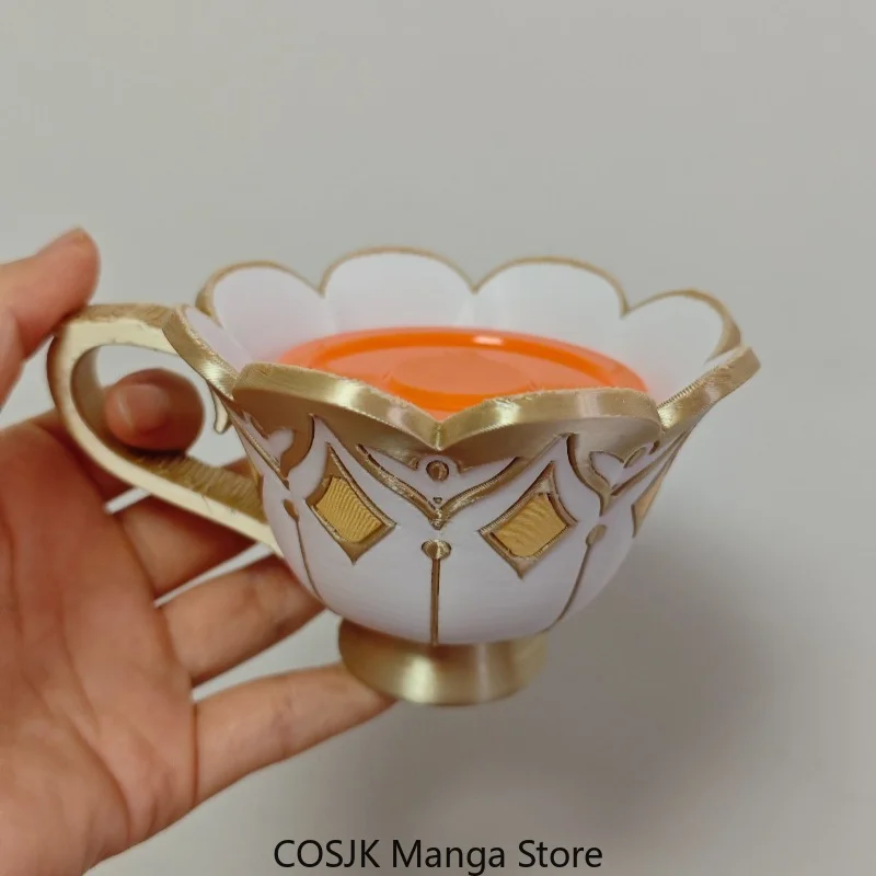 

Anime Genshin Impact Sandrone Marionette Cosplay Cup supplies Teacup Prop Cartoon Coffee Cups 3D Printing Comic Props Gift